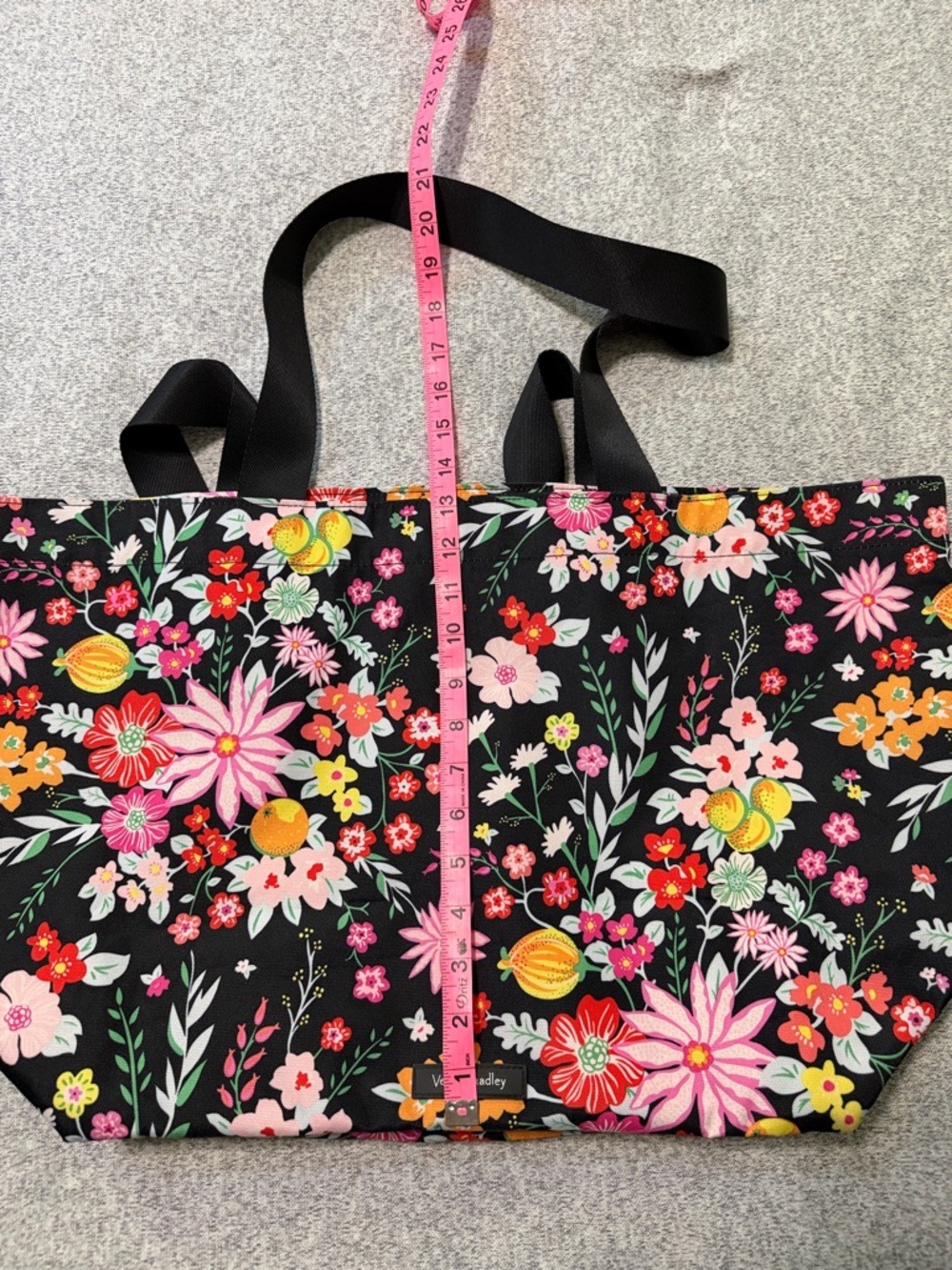 Vera Bradley Tote in Tangerine Twist - Picture 7 of 7